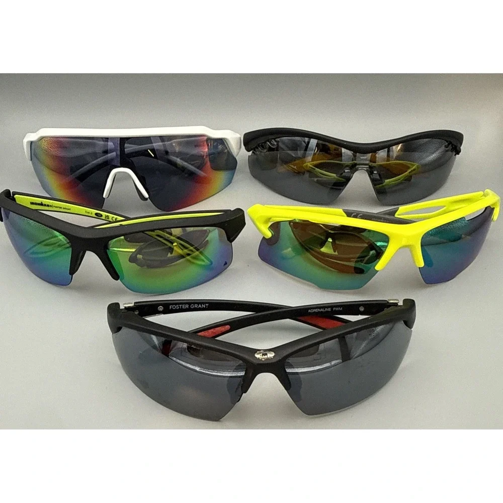 Lot of 5 Authentic Ironman Wrap Cycling/ Fishing/ Sports Sunglasses - Polarized
